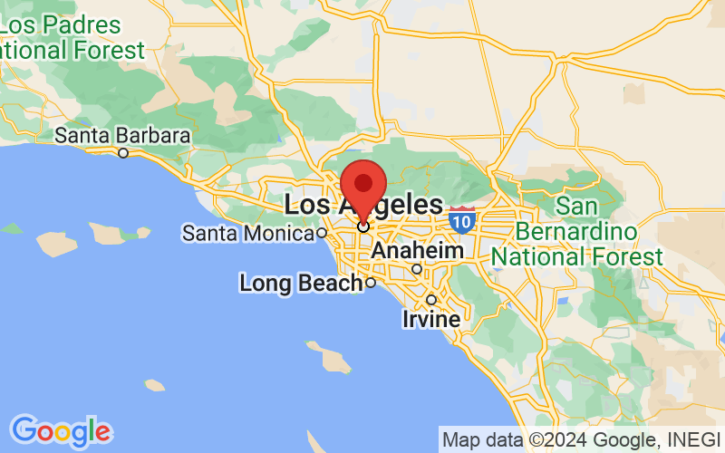Map of Los Angeles, California